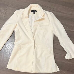 Forever 21 Ivory Blazer